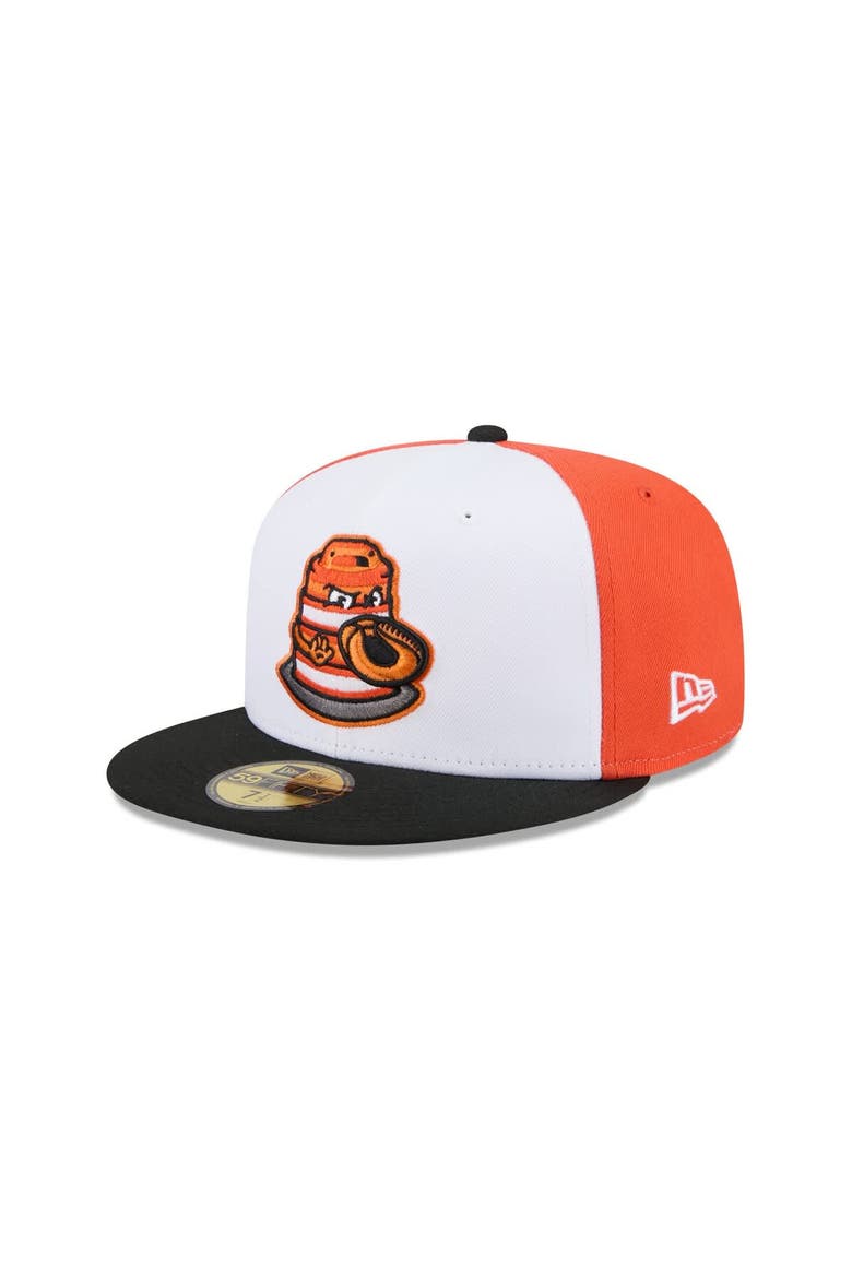 Men's New Era  White Peoria Chiefs Theme Nights 59FIFTY Fitted Hat, Main, color, White