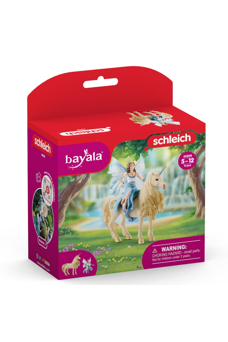 Bayala Eyela Ride On Golden Unicorn, 3 Piece Collectible Toy, Kids, Alternate, color, Multicolored