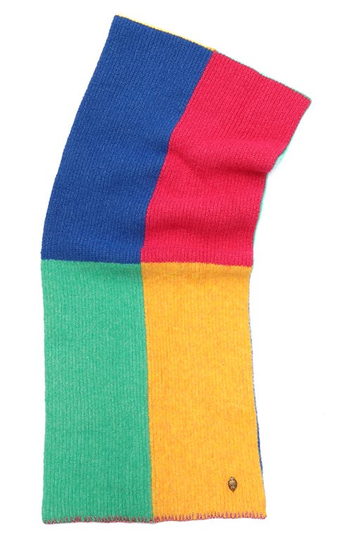 Kurt Geiger London Colorblock Scarf In Multi