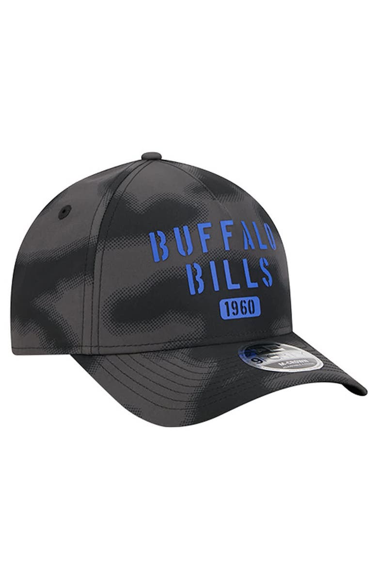 New Era Men's New Era Gray Buffalo Bills Halftone Camo 9FORTY Hat, Alternate, color, Gray