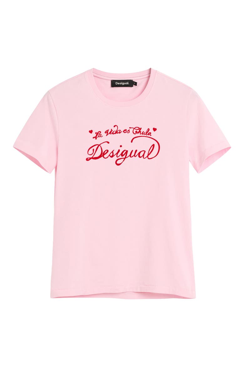 Logo Graphic T-Shirt, Alternate, color, PINK