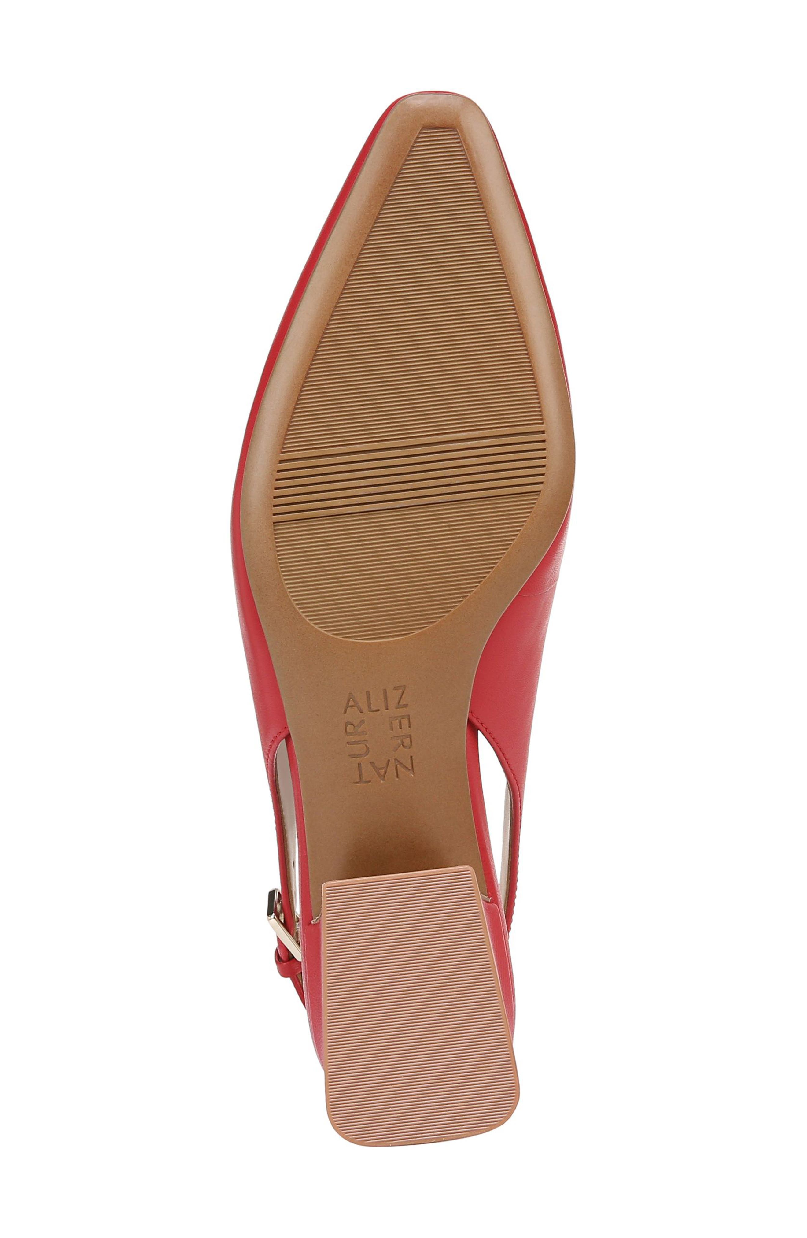 Lindsey Slingback Sandal, Alternate, color, CRIMSON RED LEATHER