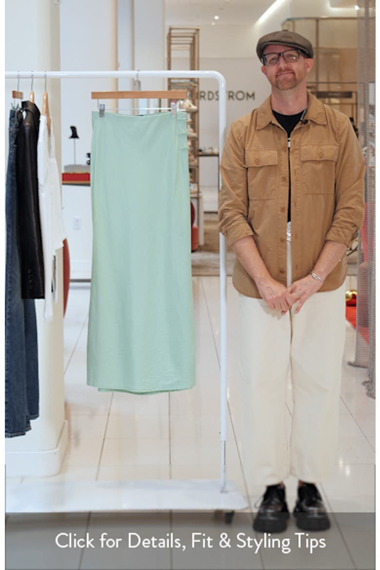 Woven Maxi Skirt video