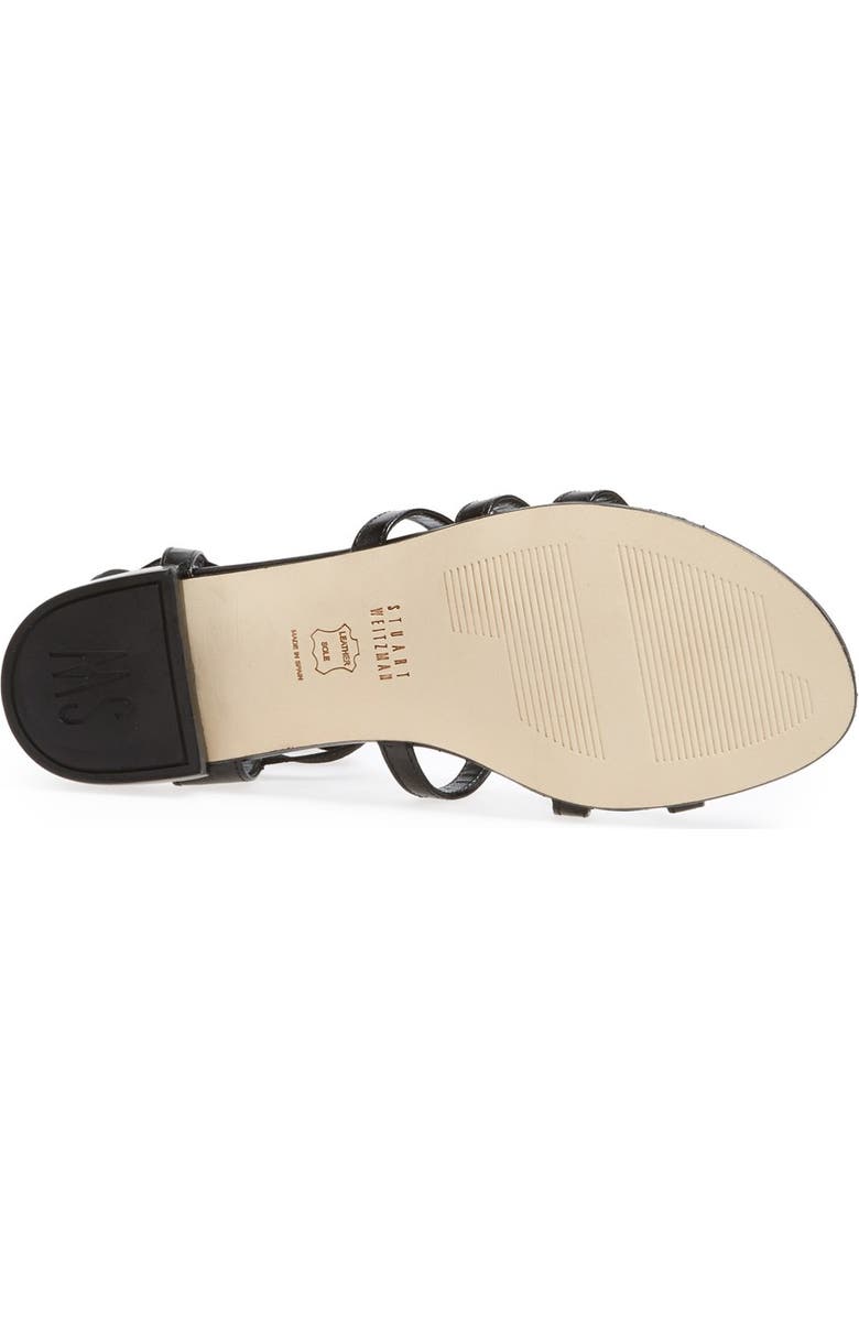 Stuart Weitzman Gladiator Sandal, Alternate, color,