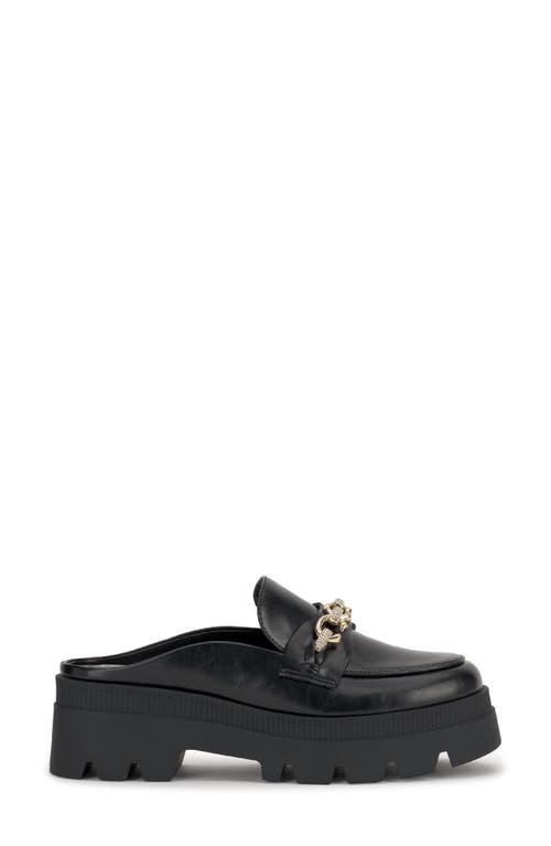 Jessica Simpson Undelie Platform Bit Loafer Mule In Black