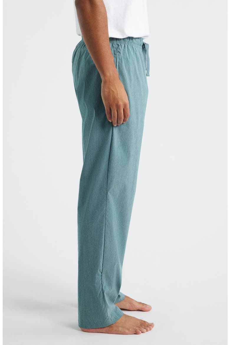 Woven Pajama Pants, Alternate, color, GREEN GARNET CHAMBRAY
