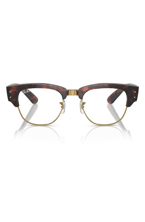 50mm Mega Clubmaster Square Optical Glasses