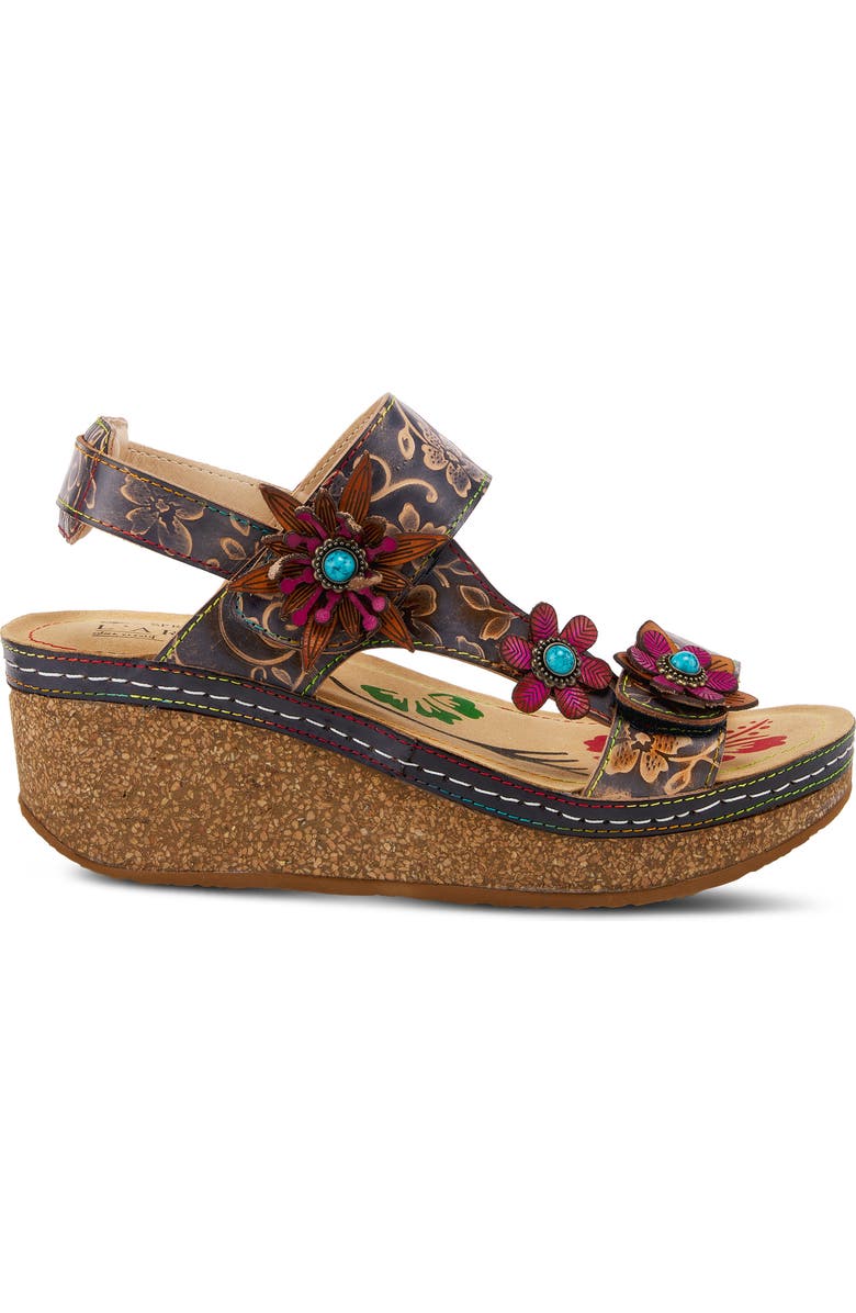 L'Artiste by Spring Step Pickford Platform Wedge Sandal, Alternate, color,