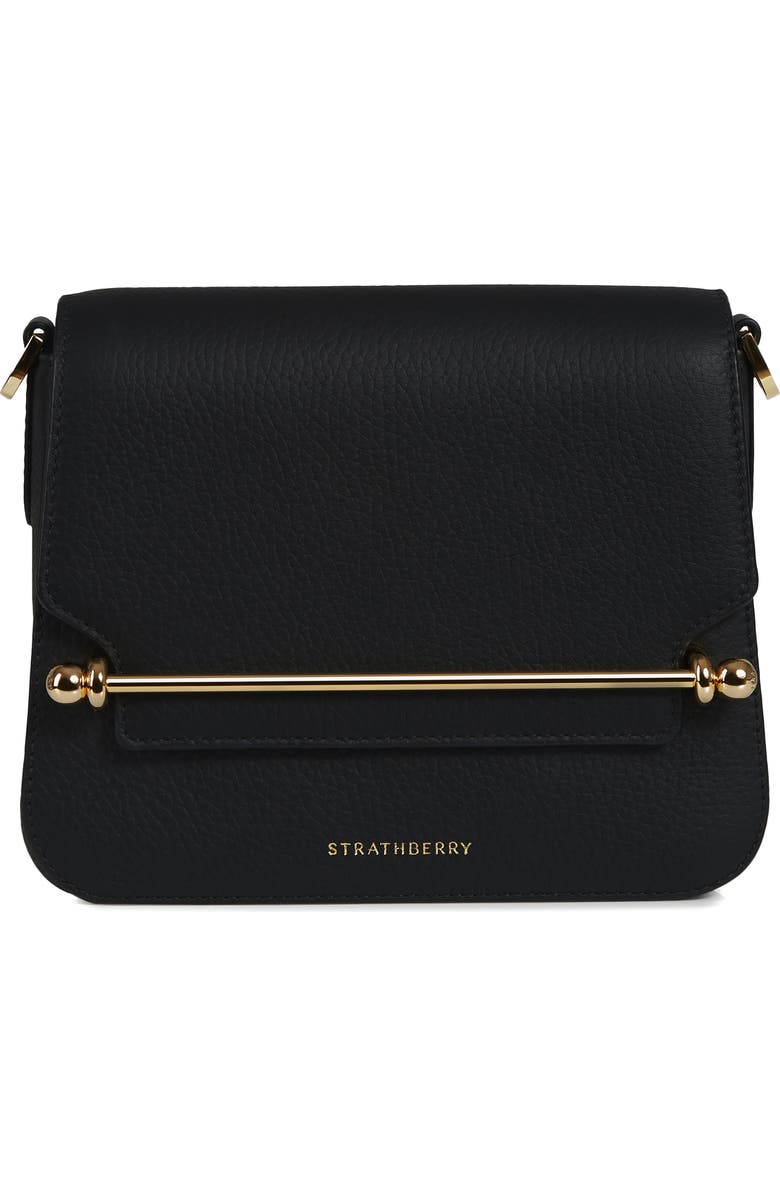 Strathberry Ace Mini Leather Crossbody Bag, Main, color,