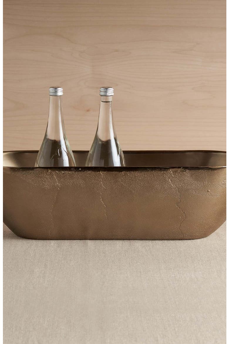 Stinson Antique Brass Trough, Main, color, Gold