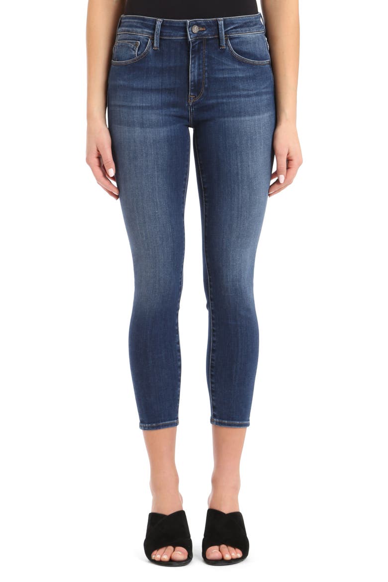 Mavi Tess Crop Skinny Jeans, Main, color, INDIGO SUPER SOFT