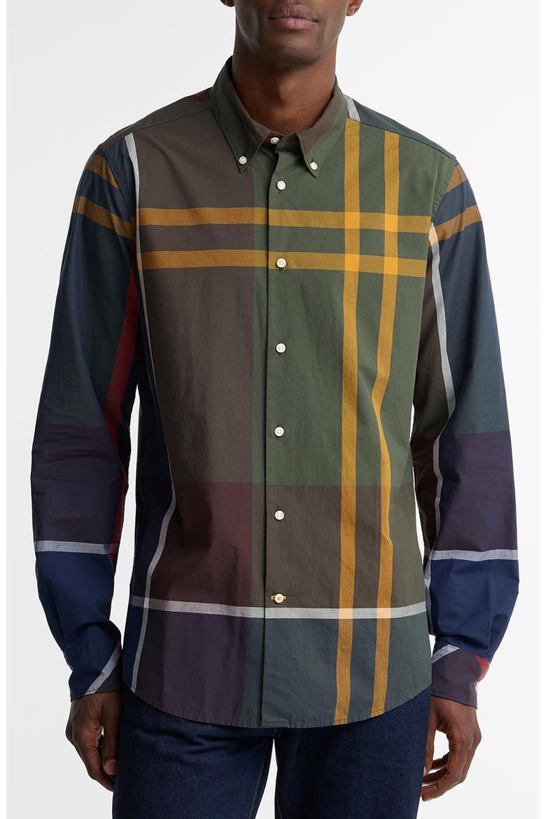 Dunoon Oversized Tartan Cotton Poplin Shirt, Main, color, CLASSIC TARTAN