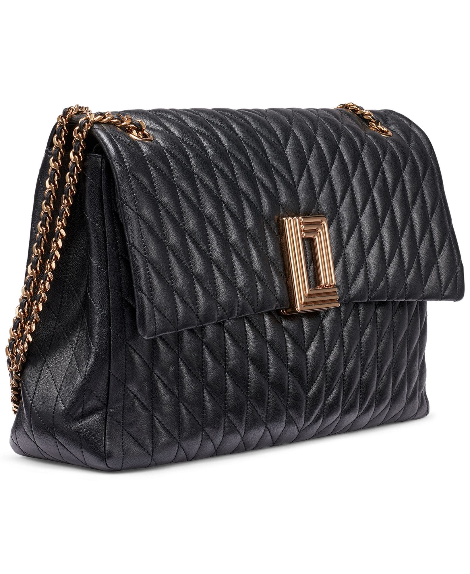 Lafayette Jumbo Shoulder Bag, Alternate, color, Black/Gold