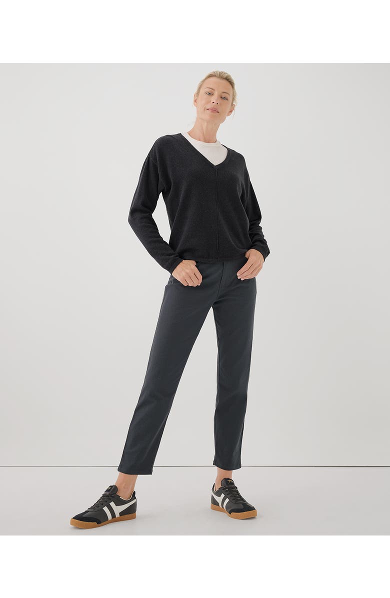 Pact Organic Stretch Twill Denim Slim Straight Pant, Main, color,
