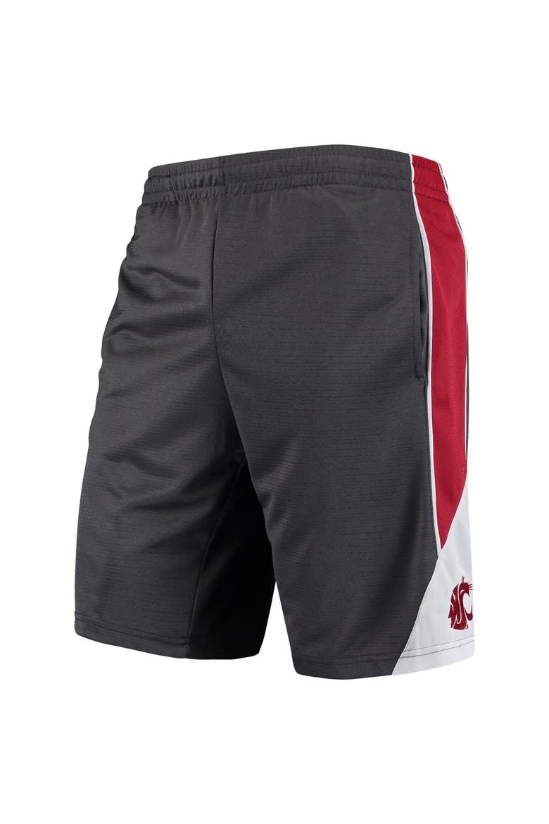 Men's Colosseum Charcoal Washington State Cougars Turnover Team Shorts, Main, color, Charcoal