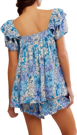 Maggie Mae Floral Print Tunic & Shorts