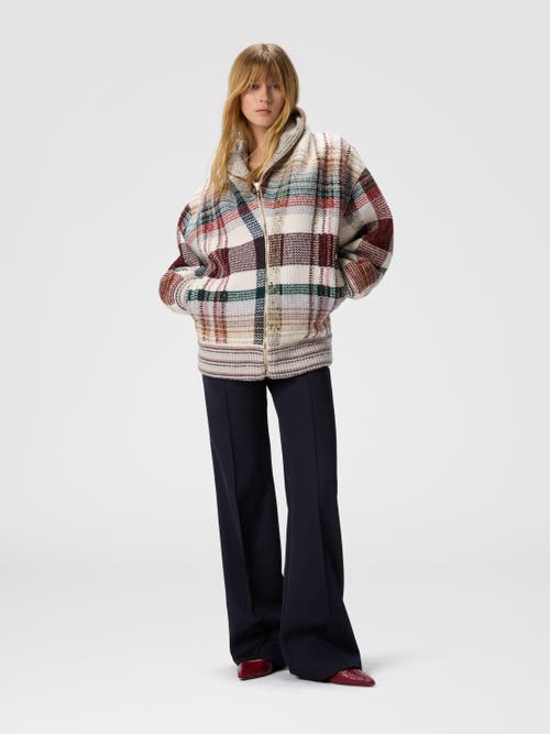 Missoni Quilted Jacket With Check Pattern In Multi