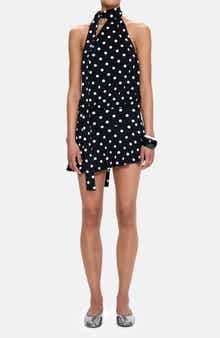 Enya Backless Polka Dot Minidress
