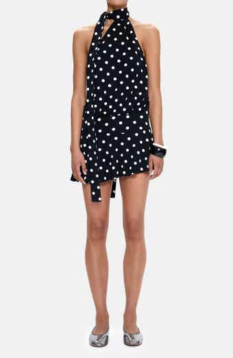 Enya Backless Polka Dot Minidress