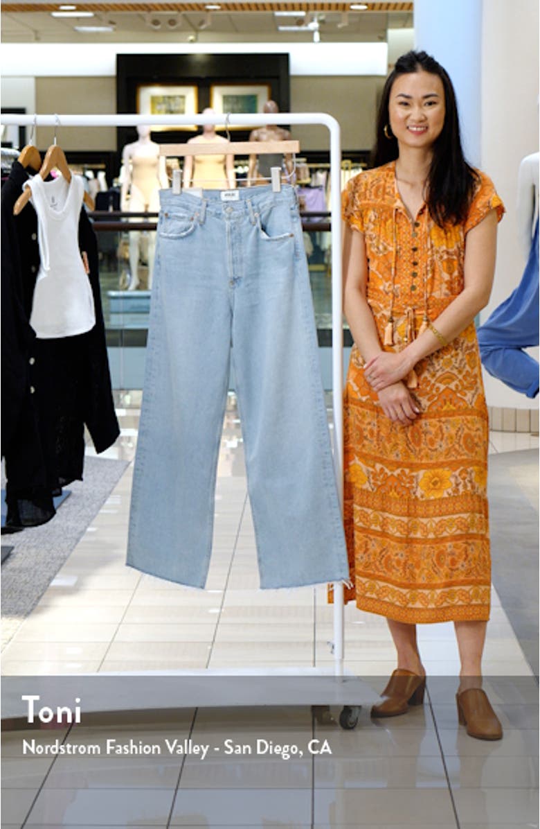 Ren High Waist Wide Leg Jeans, sales video thumbnail