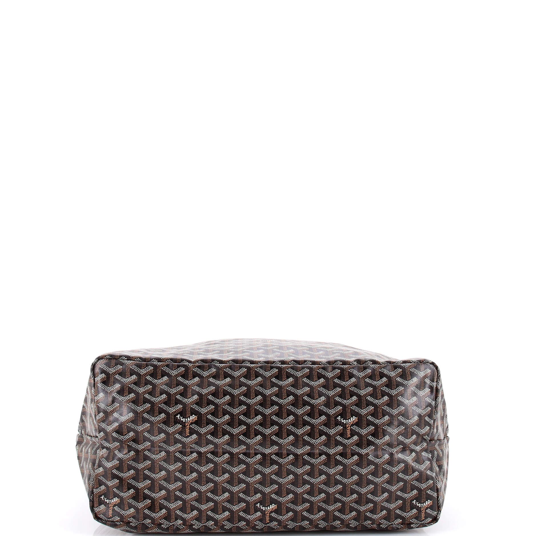 Pre-Owned Goyard Saint Louis Tote Coated Canvas GM, Alternate, color, Brown