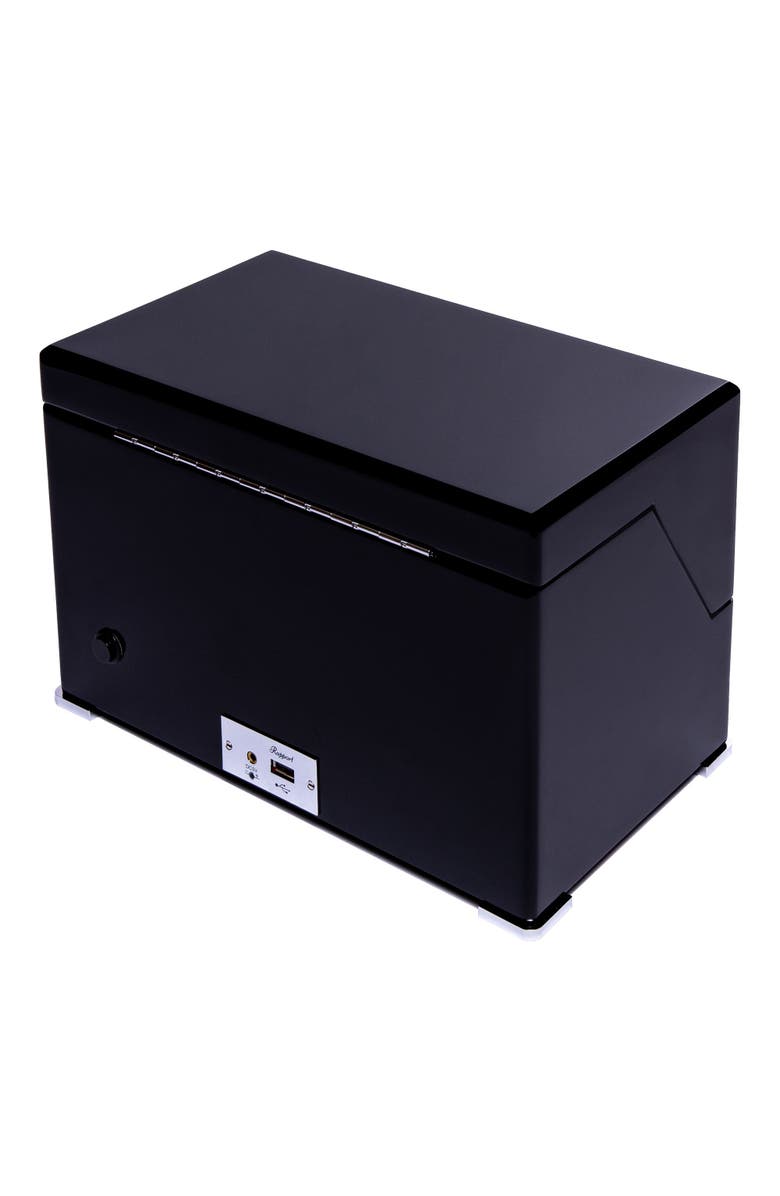 Rapport London PERPETUA DUO WATCH WINDER, Alternate, color, Ebony