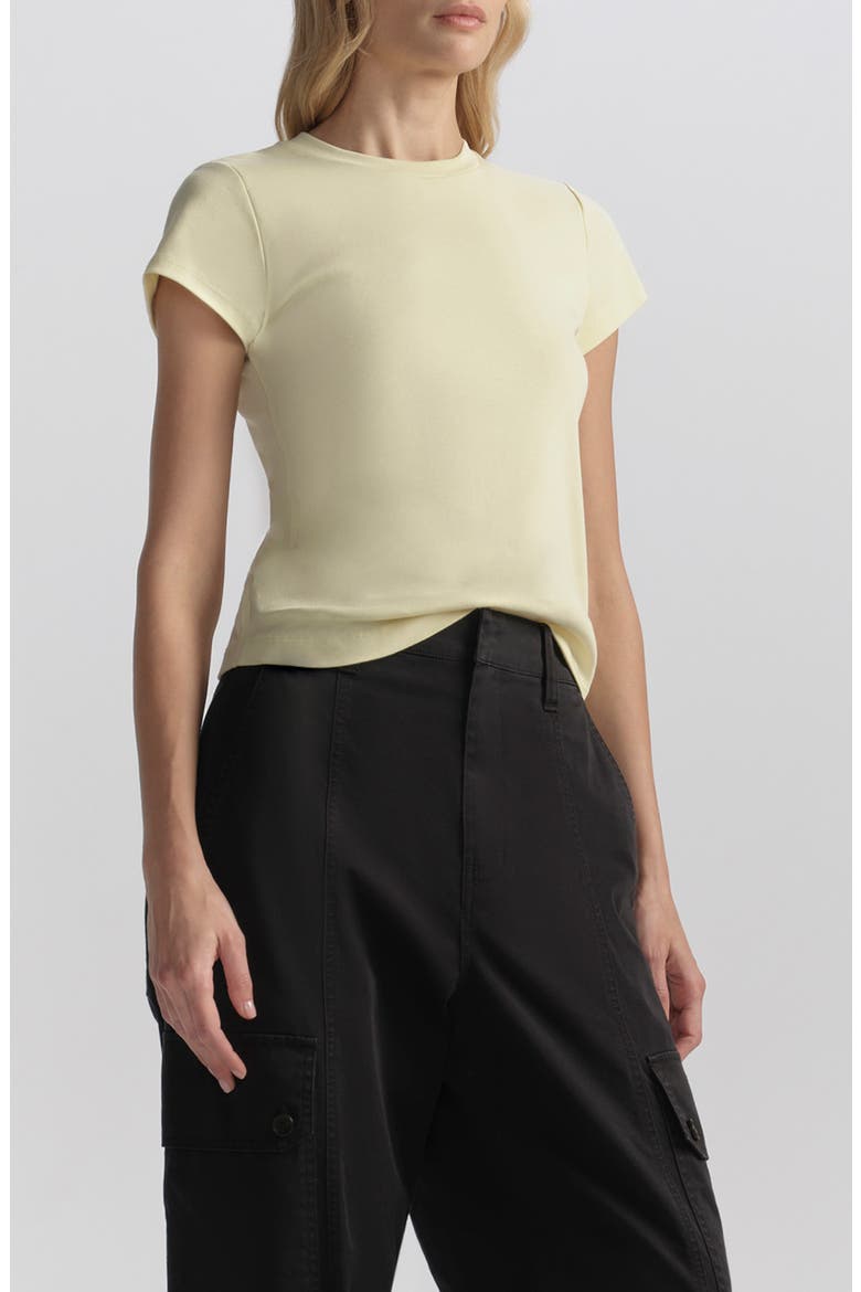 Harper T-Shirt, Alternate, color, LIGHT CANARY