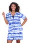  Ultra Blue Tie Dye Stripe