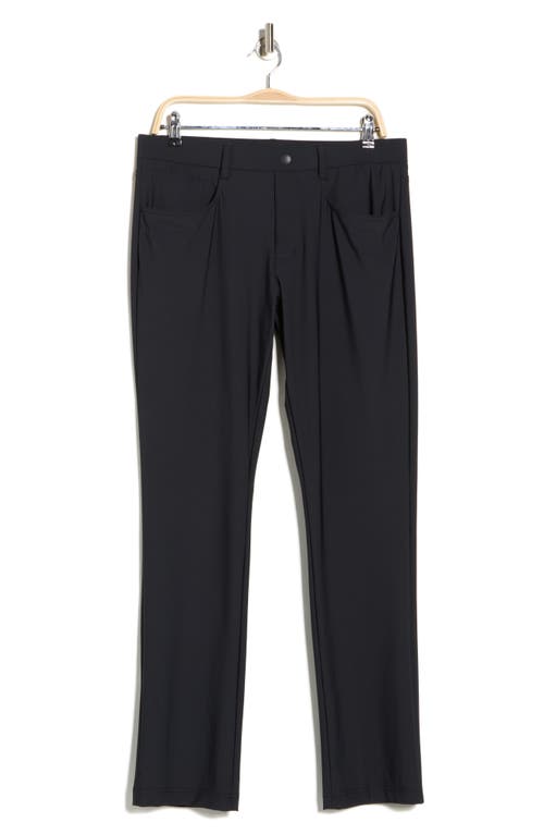 Callaway Five-pocket Straight Leg Pull-on Pants In Black