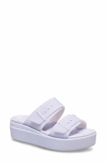 CROCS Brooklyn Platform Wedge Slide Sandal