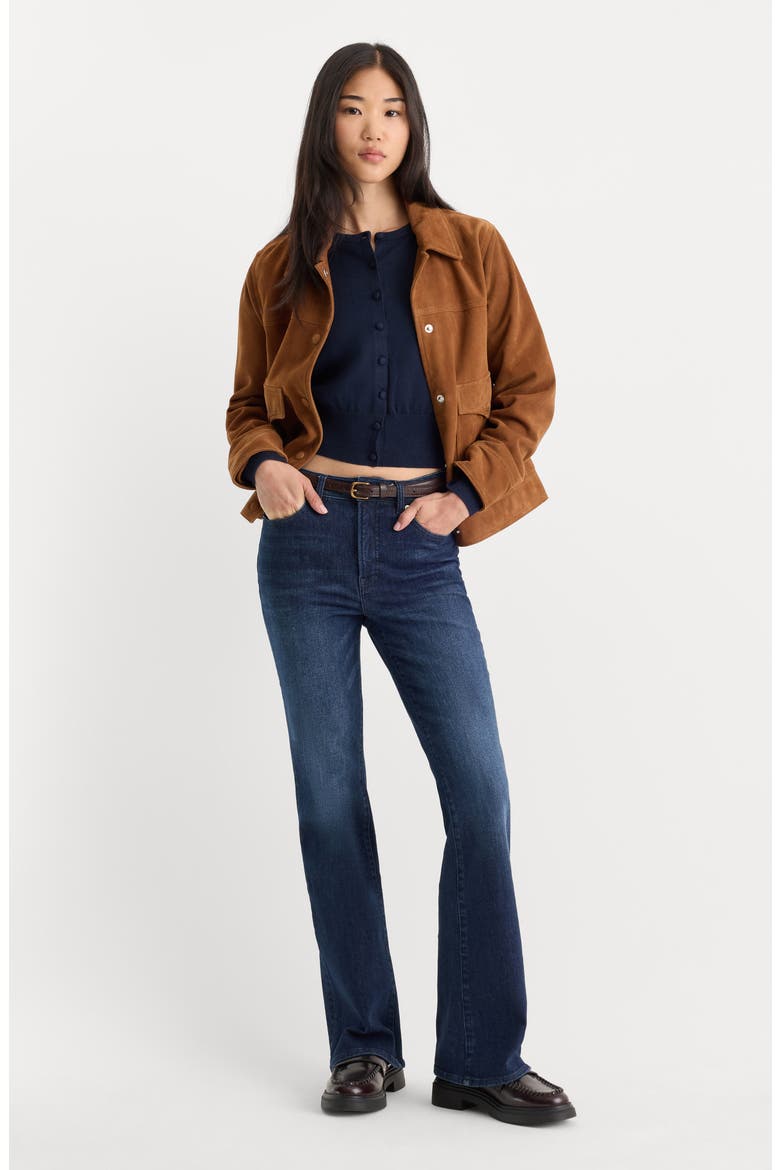 Good Classic High Waist Bootcut Jeans, Alternate, color, SKIPPER