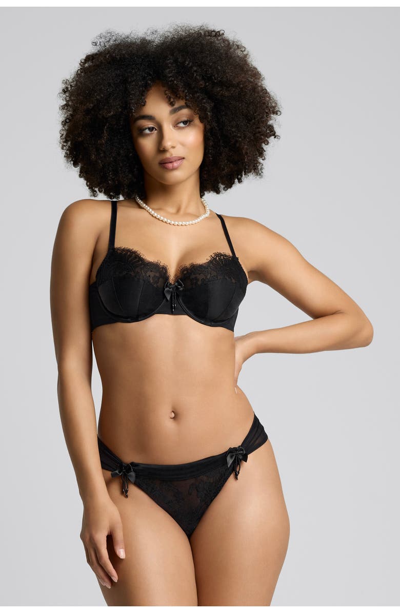 Scarlett Gasque The Dorothy Bra, Alternate, color, Black