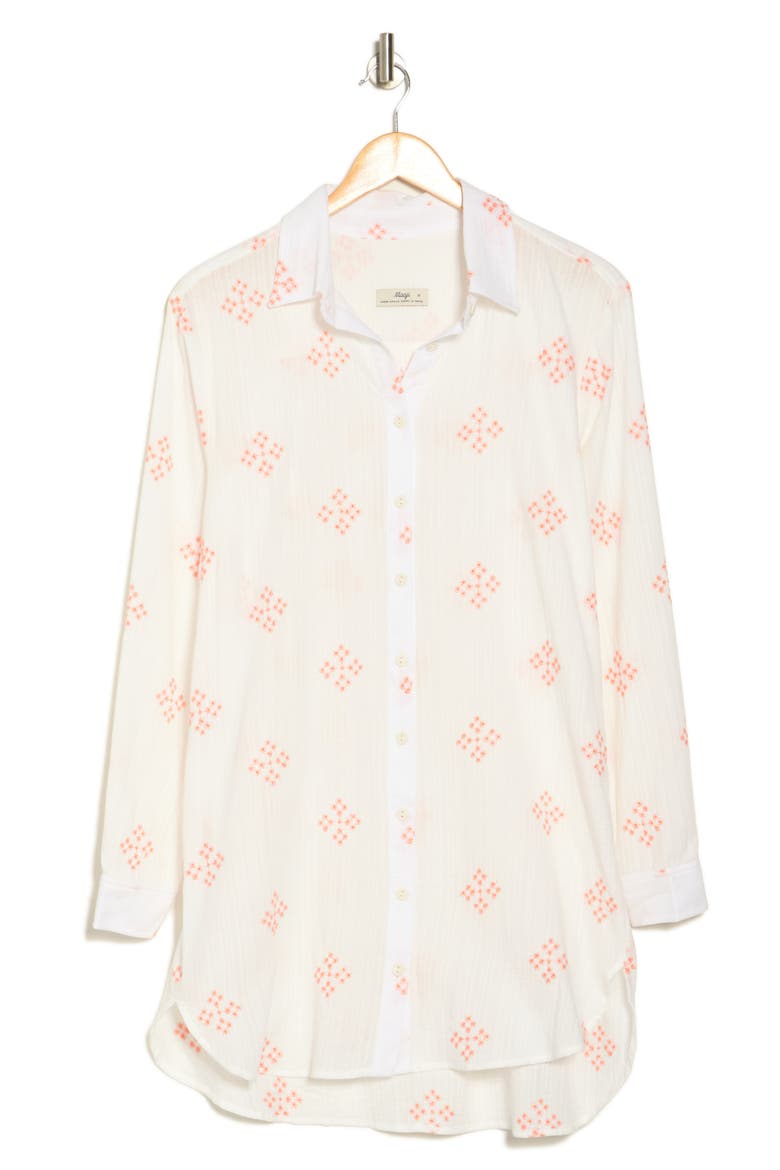 Zellige Mandy Cover-Up Top, Alternate, color, OFF WHITE