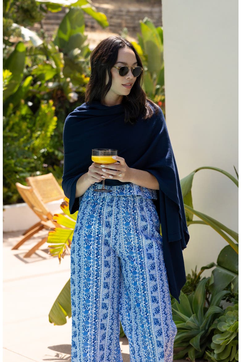 The Dreamsoft Travel Scarf, Alternate, color, OXFORD BLUE