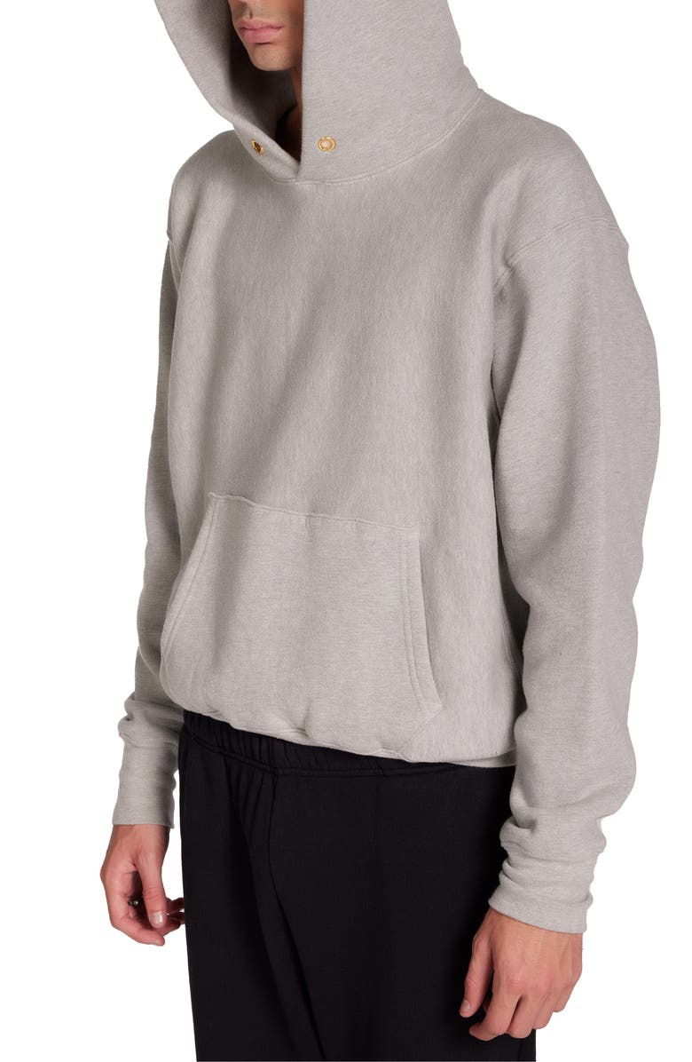 Les Tien HeavyWeight Cropped Hoodie, Alternate, color, Heather Grey