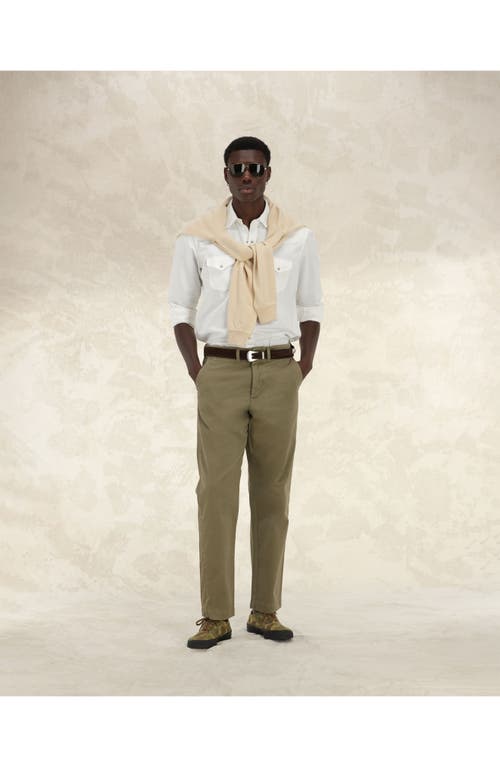Fortela Tex Texan Oxford Cotton Shirt In White
