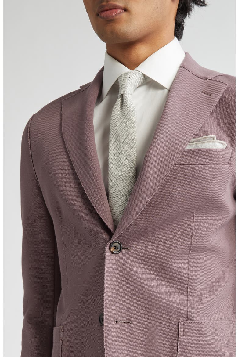 Unstructured Cotton Stretch Blend Sport Coat, Alternate, color, 47 BERRY