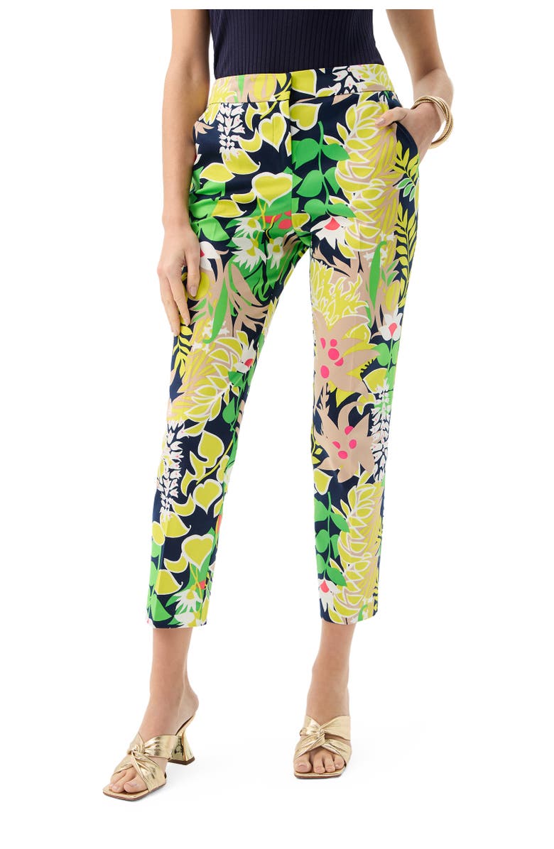 Trina Turk Aubree 2 Printed Ankle Length Pant, Alternate, color, 
