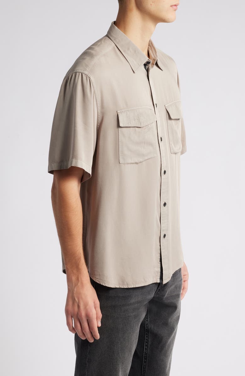 rag & bone Matthew Short Sleeve Button-Up Shirt, Alternate, color,