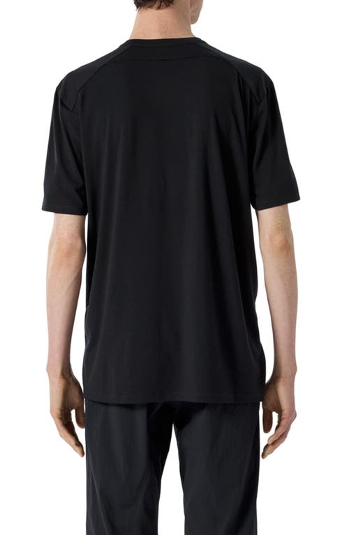 Veilance Frame Merino Wool Blend T-shirt In Black