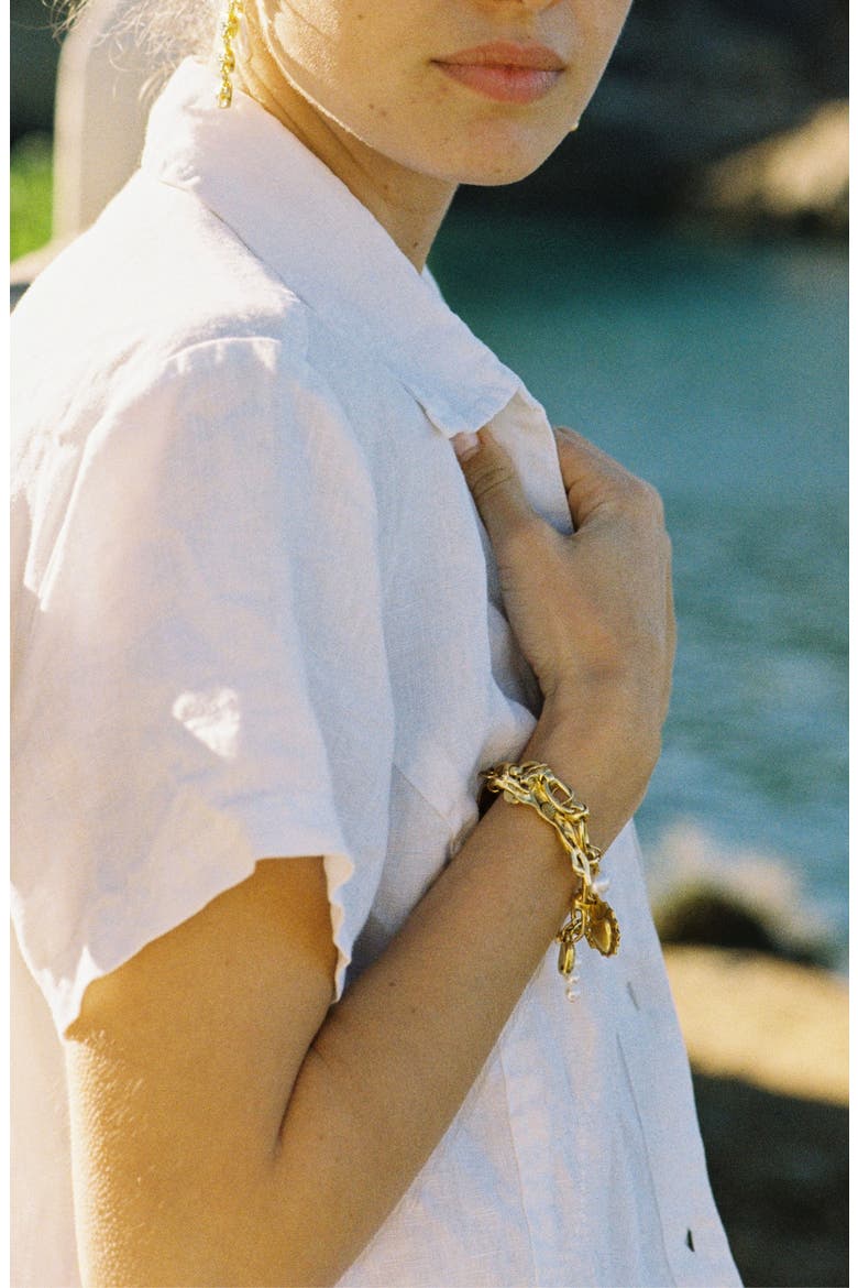 Lola Bracelet, Alternate, color, Gold
