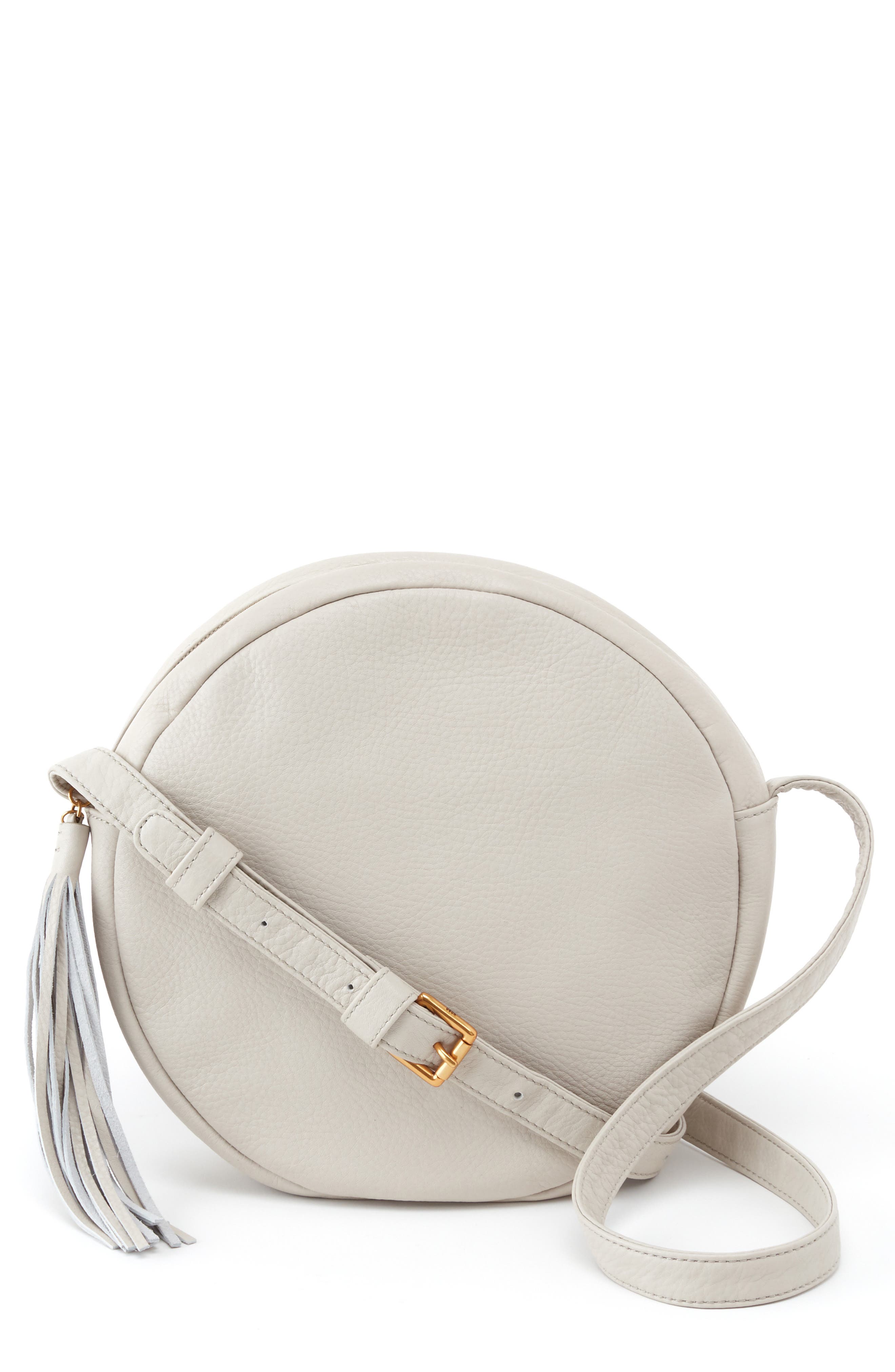 Groove Calfskin Leather Crossbody Bag, Main, color, DEW