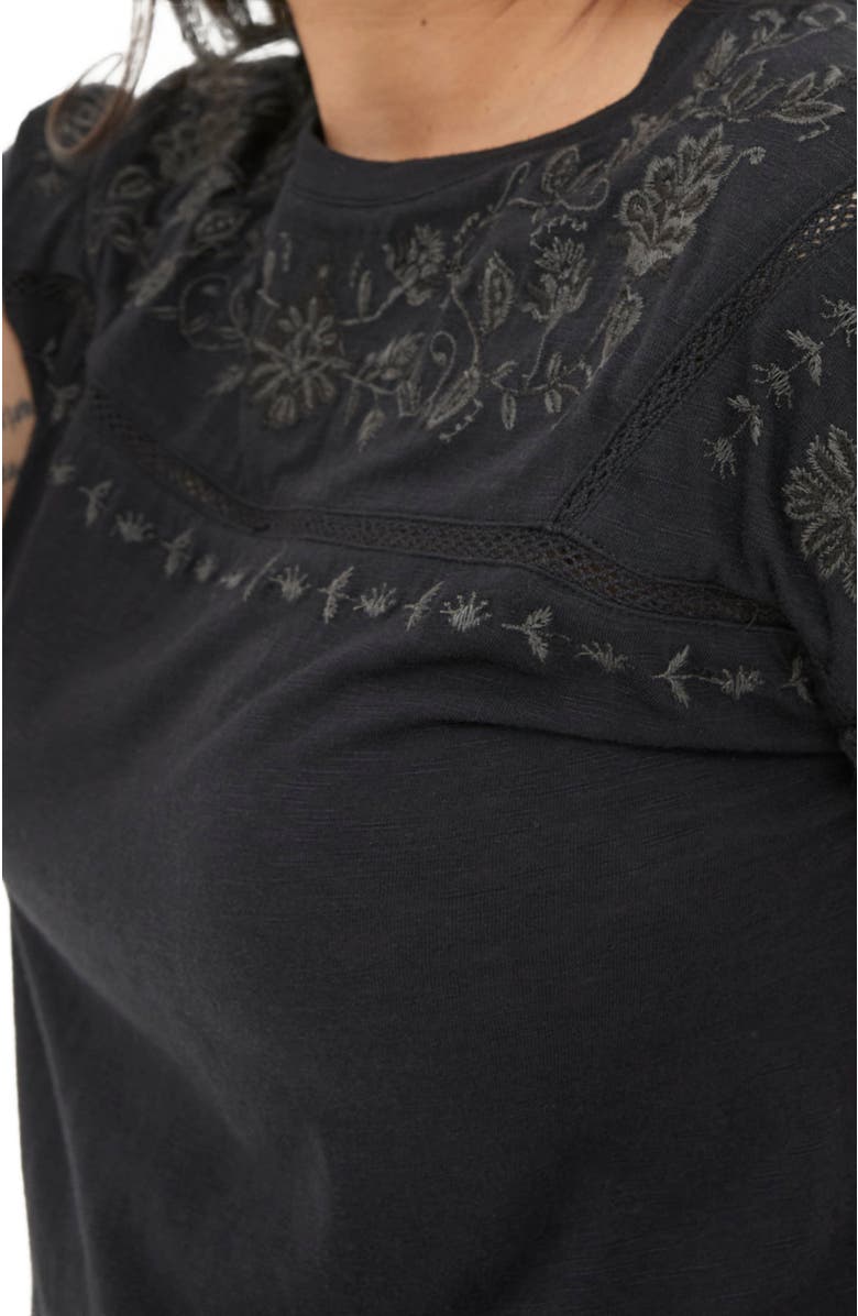 FatFace Women's Ivy Embroidered T-Shirt, Alternate, color, 