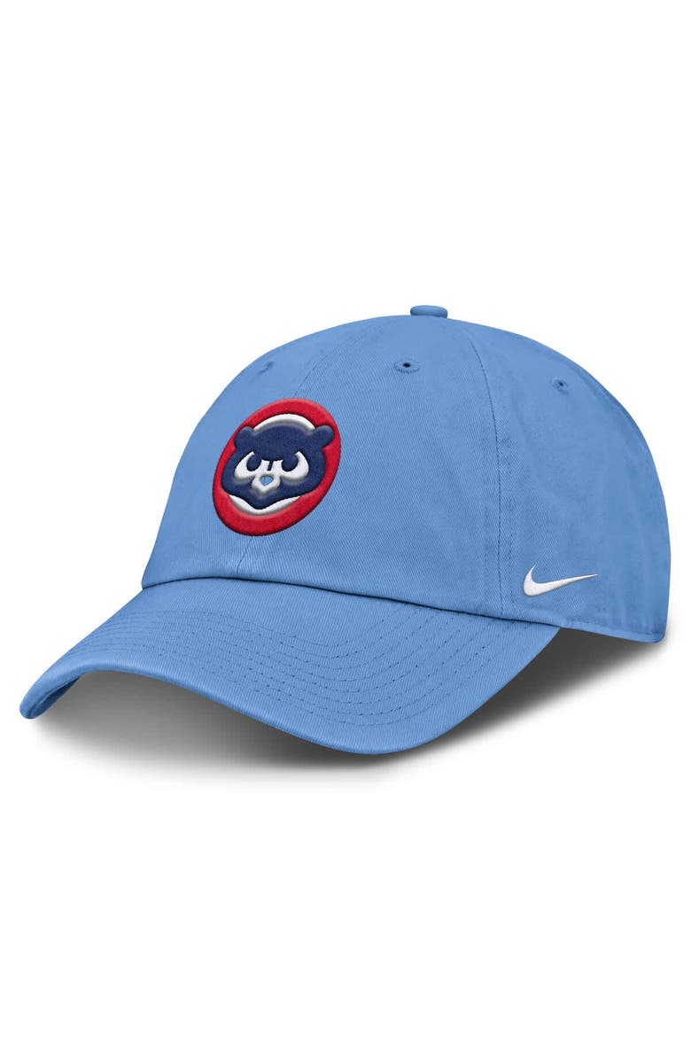 Nike Men's Nike  Light Blue Chicago Cubs Club Adjustable Hat, Main, color, 