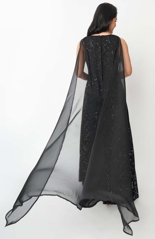UNIQUE VINTAGE UNIQUE VINTAGE VELVET CAPE GOWN