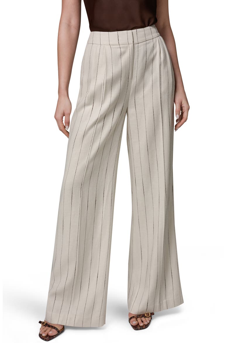 High Waist Wide Leg Pants, Main, color, FLAX/ CANYO