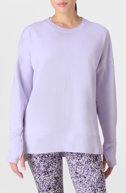 Sweaty Betty After Class Sweatshirt In Purple