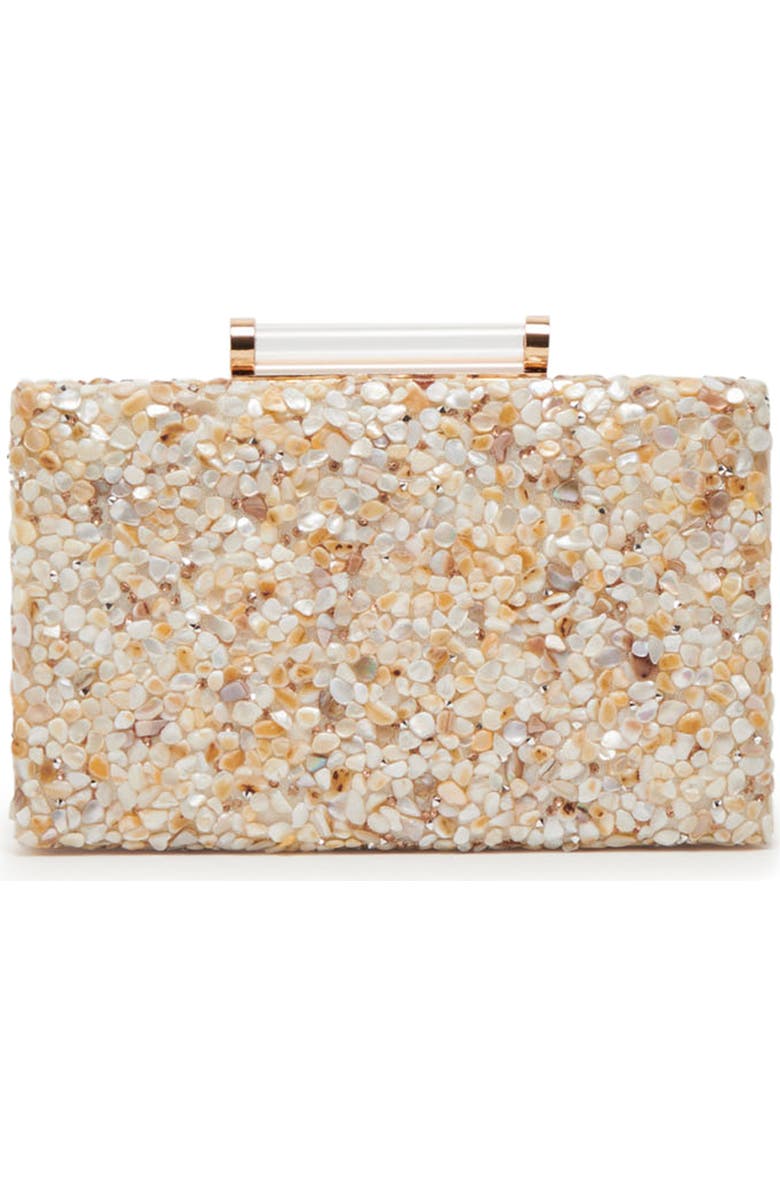 Dolce Vita Rockee Pebble Encrusted Convertible Clutch, Main, color,