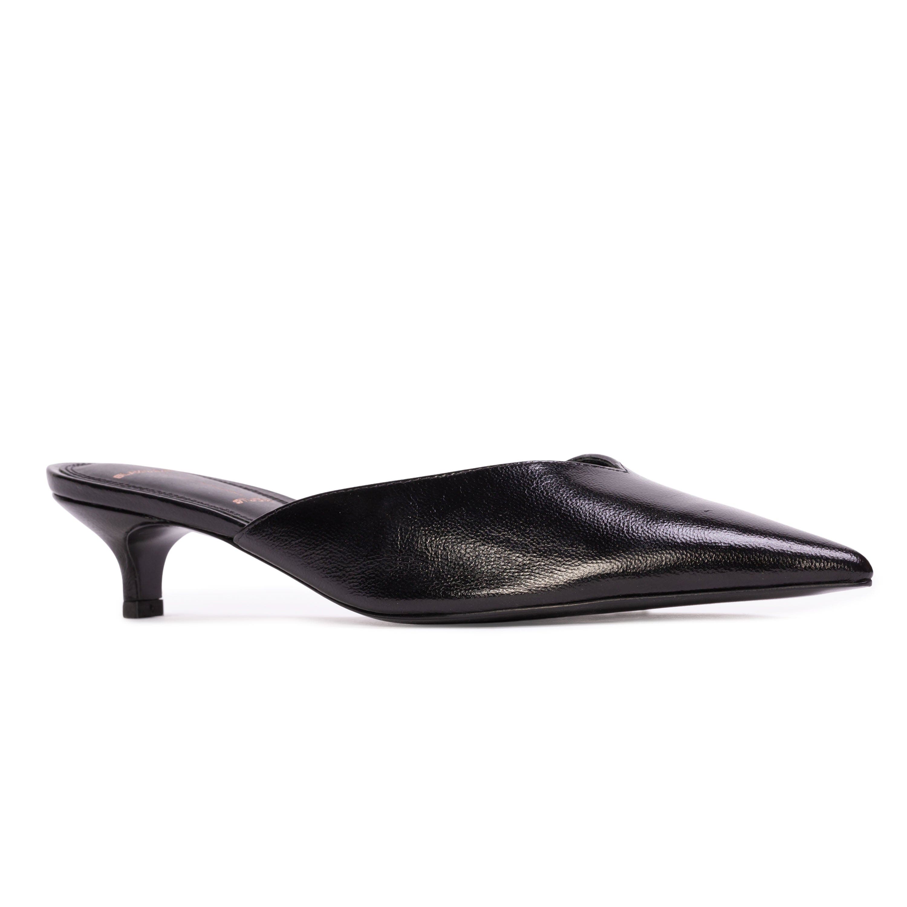 Sofia 35 Mule, Alternate, color, Black Leather