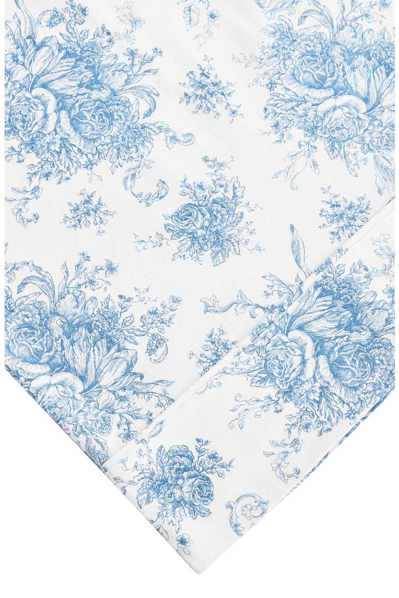 Petit Toile Flannel Sheet Set, Alternate, color, LIGHT BLUE
